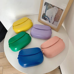 Small Shoulder Bag Ladies Saddle Messenger Portable Clutch Purse Handbag