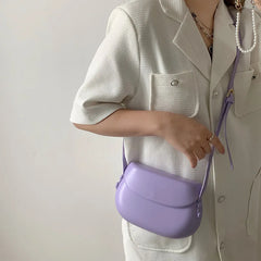 Small Shoulder Bag Ladies Saddle Messenger Portable Clutch Purse Handbag