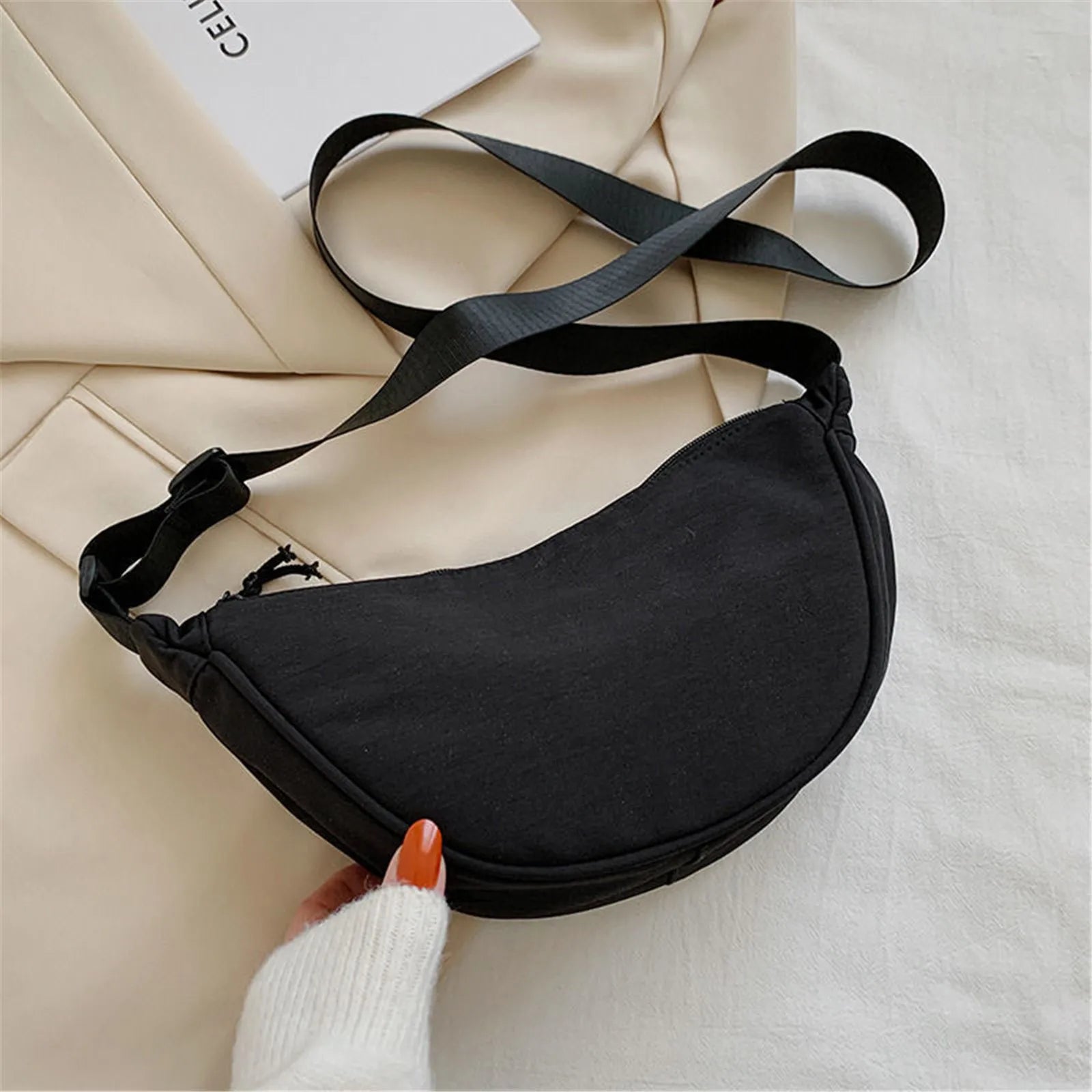 Women's Canvas Crossbody Shoulder Bag Travel Waist Pack Purse