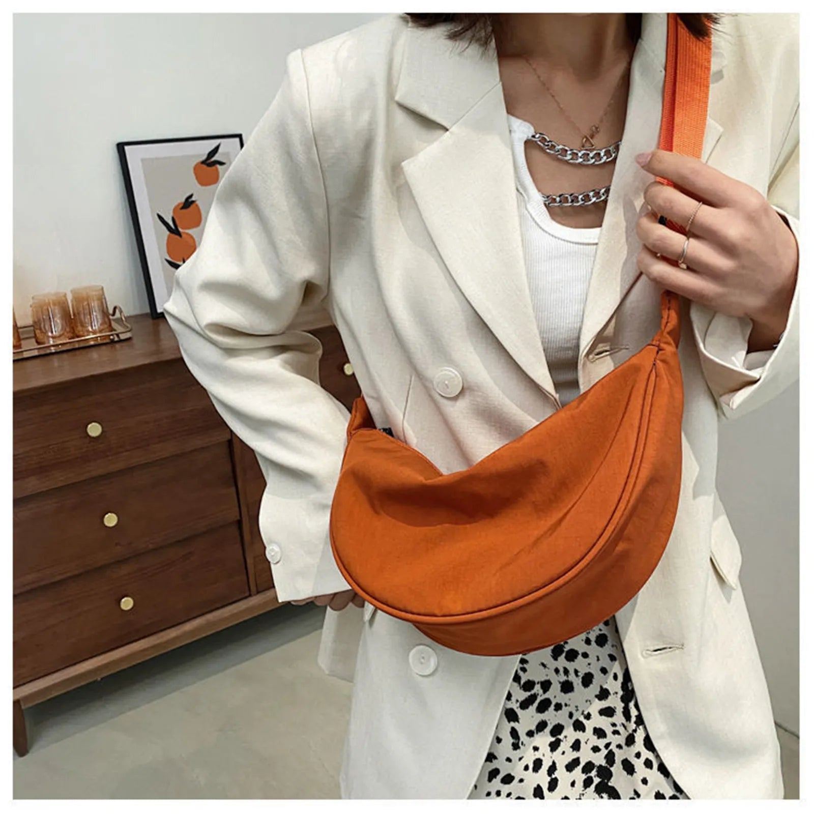 Women's Canvas Crossbody Shoulder Bag Travel Waist Pack Purse