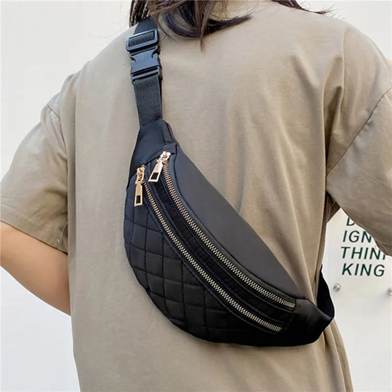 Women's Waist Bag Chest Bag Waterproof Fanny Pack Multifunction