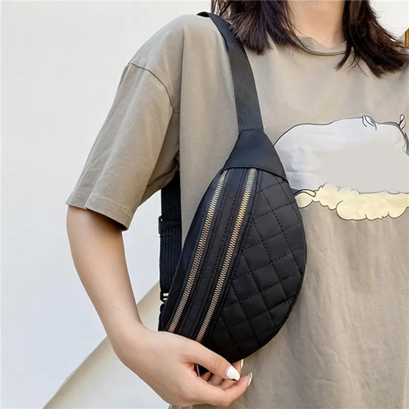 Women's Waist Bag Chest Bag Waterproof Fanny Pack Multifunction