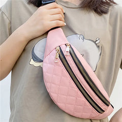 Women's Waist Bag Chest Bag Waterproof Fanny Pack Multifunction