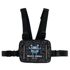 Graffiti Tactical Chest Pack Waist Bag Multi-function Sports Chest Rig Bags