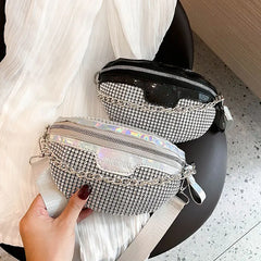 Women's Glitter Waist Pack Punk Bum Fanny Pack