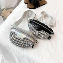 Women's Glitter Waist Pack Punk Bum Fanny Pack