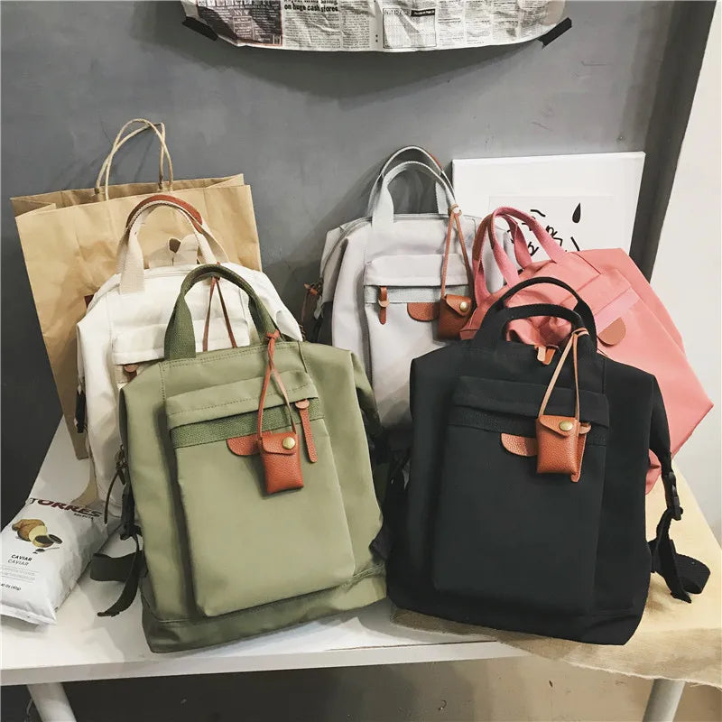 Women's School Backpack Students Travel Bag Rucksack Schoolbag