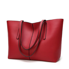 Women's PU Leather Shoulder Bags Big Capacity Messenger Bags Casual Handbags
