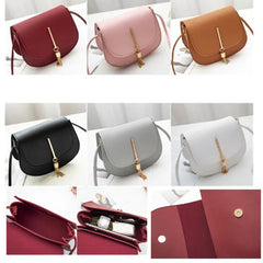 Women Shoulder Bag PU Leather Ladies Messenger Bag Female Small Flap Square Clut