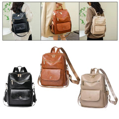 Womens Backpack Shoulder Bag Ladies Multipurpose PU Travel Purse Daypack Pocket