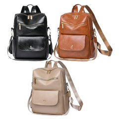 Womens Backpack Shoulder Bag Ladies Multipurpose PU Travel Purse Daypack Pocket