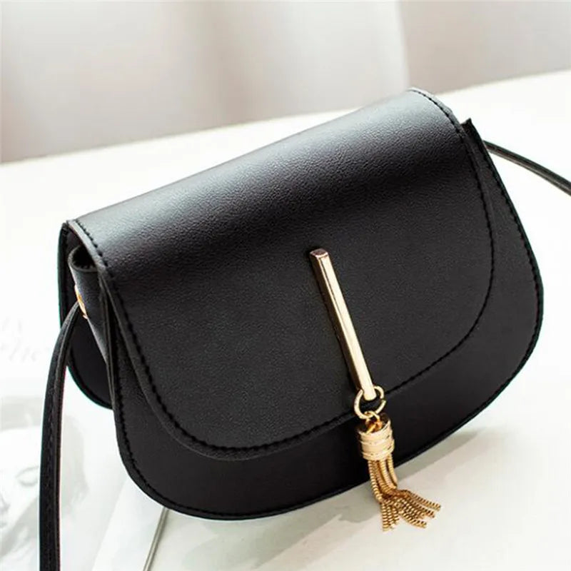 Mini Crossbody Shoulder Bag PU Leather Ladies Handbag Tote Purse