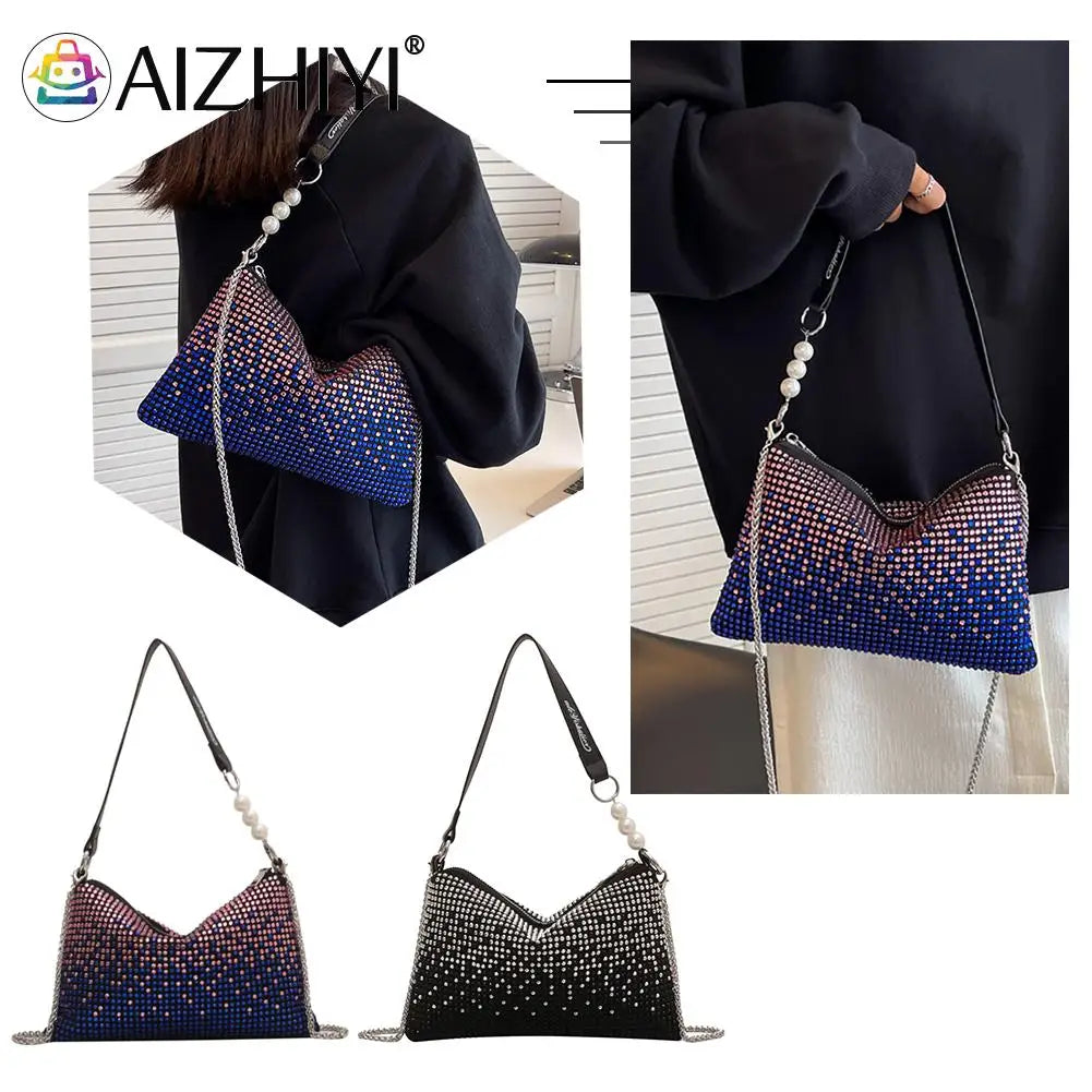 Bright Diamond Crossbody Messenger Bag for Women