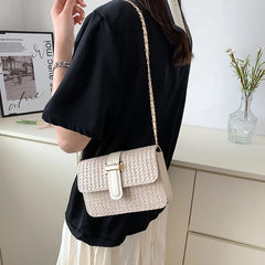 Straw Shoulder Bag Beach Handbags Purses Travel Bag