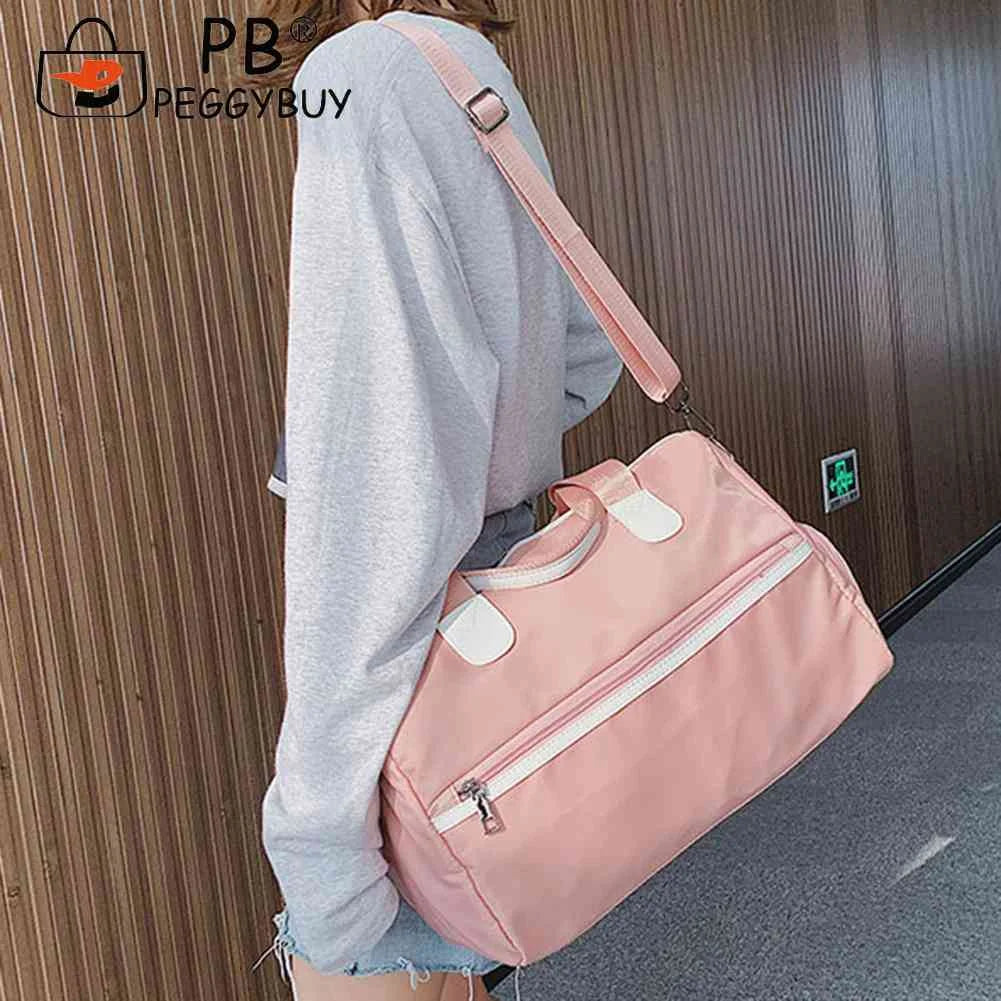 Yoga Fitness Waterproof Messenger Bag Large Capacity Tote Handbag