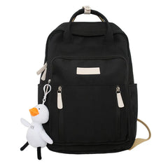 Waterproof Nylon Women Backpack with Pockets