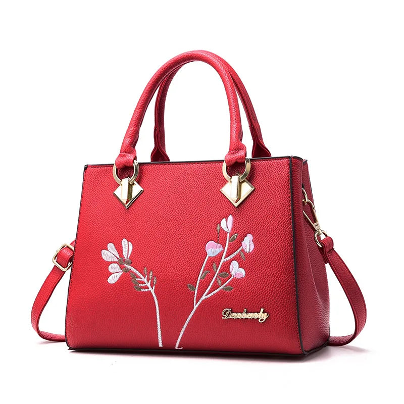 Embroidered Shoulder Bag for Women Autumn2022 New Large Capacity Crossbody Bag