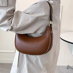 Crescent Bag Women's Single Shoulder Diagonal Bag Autumn and Winter