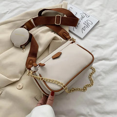 Women's Crossbody Shoulder Bag Set, Small Purse, 3 Bags