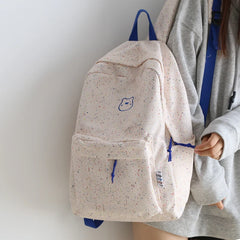 Canvas Schoolbag for Female Students