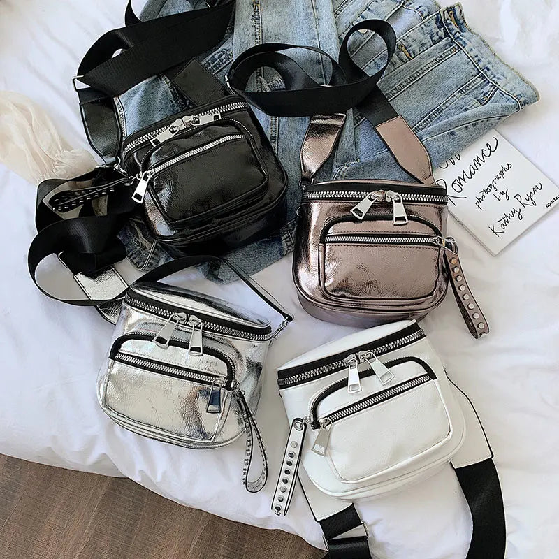 Flap Crossbody Bags For Women Solid Shoulder Messenger Bag Large Purse