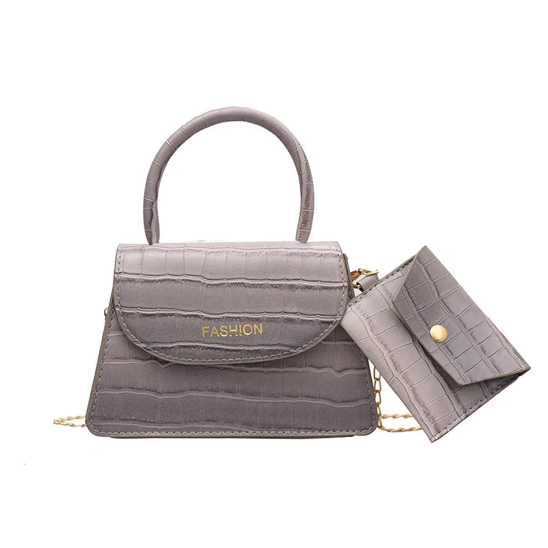 Retro Shoulder Bag Mini Tote Messenger Handbag Women Small Purse