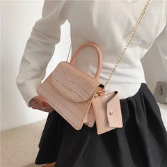 Retro Shoulder Bag Mini Tote Messenger Handbag Women Small Purse