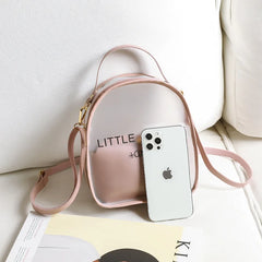 PVC Transparent Letter Backpack for Teenage Girls