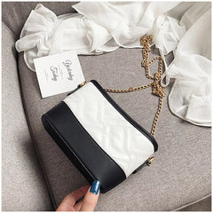 Small Incense Wind Chain Shoulder Bag Lock Stereotypes Lattice