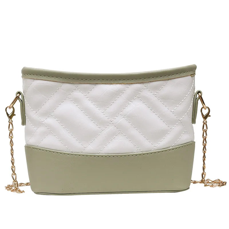 Small Incense Wind Chain Shoulder Bag Lock Stereotypes Lattice