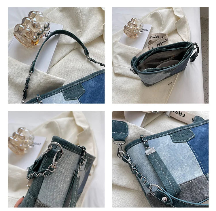 Women Shoulder Messenger Bags Small chain Bucket Crossbody bags