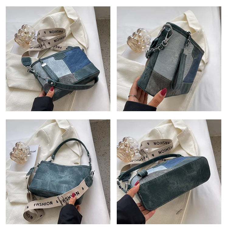 Women Shoulder Messenger Bags Small chain Bucket Crossbody bags
