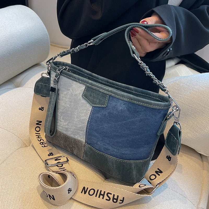 Women Shoulder Messenger Bags Small chain Bucket Crossbody bags