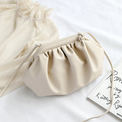 Pleated Shoulder Bag Shopper Messenger Handbag Party Bags for Women