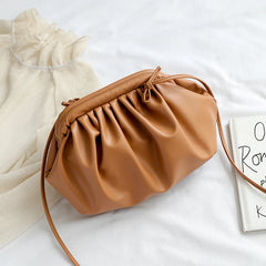 Pleated Shoulder Bag Shopper Messenger Handbag Party Bags for Women