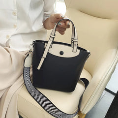 Large-capacity bucket bag for women