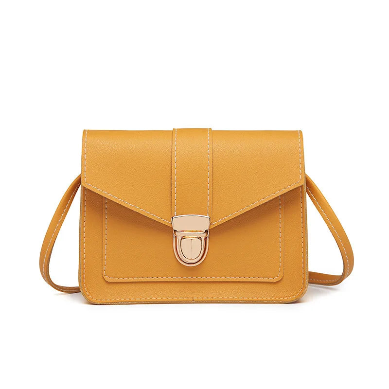 Yellow Mini Crossbody Bag for Women