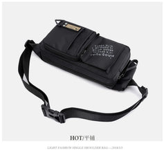 Outdoor Sports Messenger Bag Waterproof Casual Mobile Phone Storage Pockets