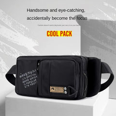 Outdoor Sports Messenger Bag Waterproof Casual Mobile Phone Storage Pockets