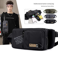 Outdoor Sports Messenger Bag Waterproof Casual Mobile Phone Storage Pockets