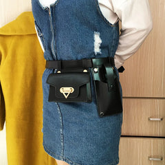 Women's Dual-Use Waist Bag and Cross Body Chest Bag