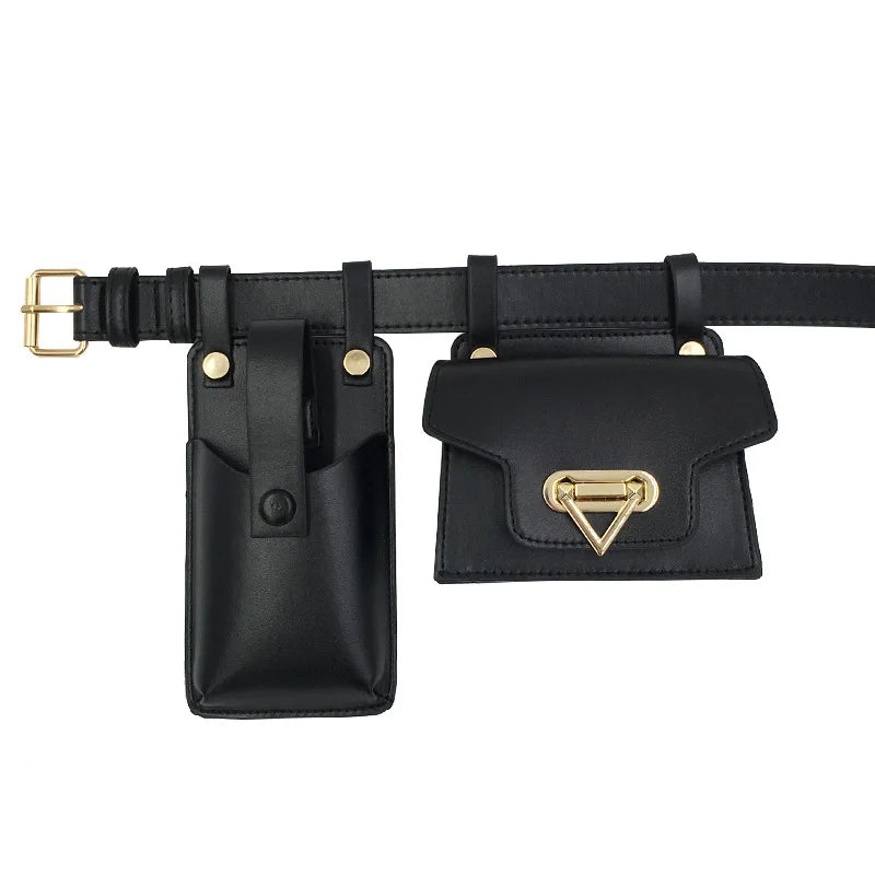 Women's Dual-Use Waist Bag and Cross Body Chest Bag