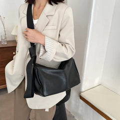 Versatile Women's Messenger Bag, Large-Capacity Casual Tote
