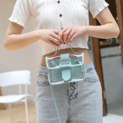 Women's PVC Transparent Jelly Shoulder Bag