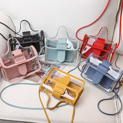 Women's PVC Transparent Jelly Shoulder Bag