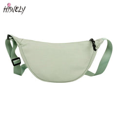 Women's Solid Nylon One-Shoulder Hobo Bag