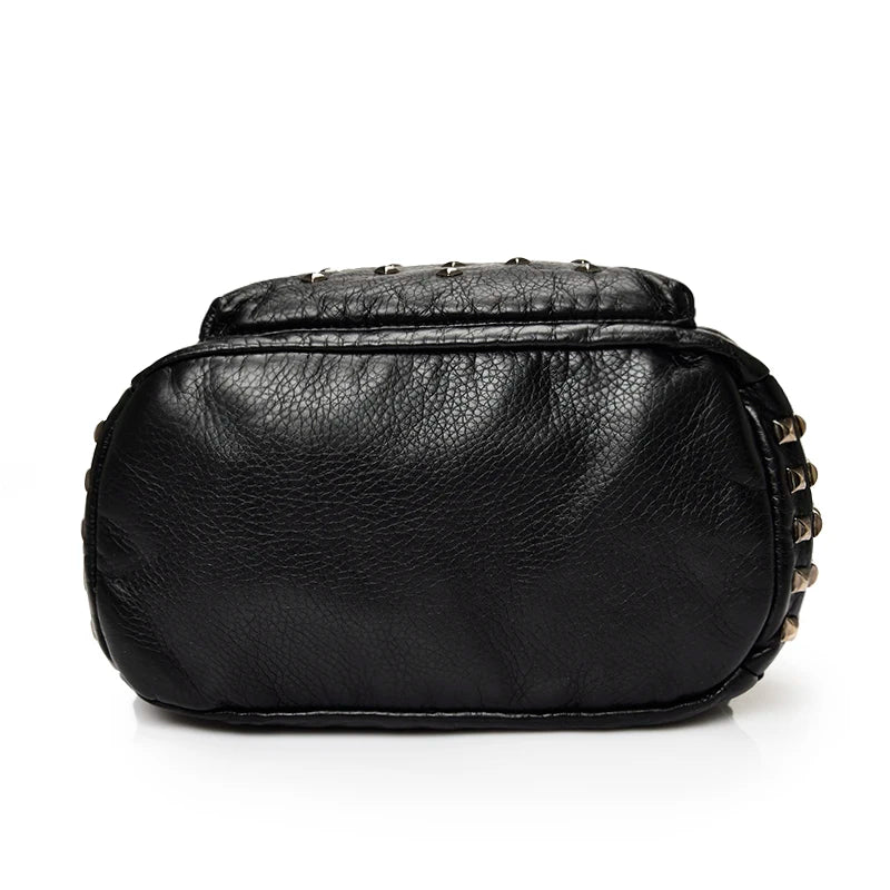 2019 PU Leather Rivet Backpacks Satchel Shoulder Bags