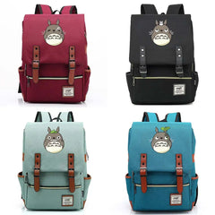 Totoro Buckle Children School bag Teenagers Student Schoolbags Women Bagpack