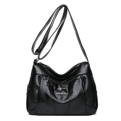 Stylish Crossbody Bag for Women Retro Soft PU Bag