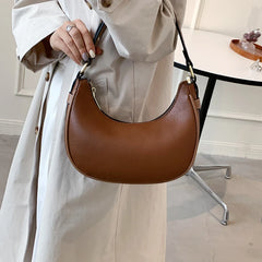 Fashionable Hobo Purse Soft Leather Shoulder Bag Women Underarm Bags
